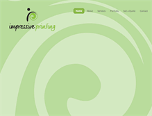 Tablet Screenshot of impressiveprinting.net